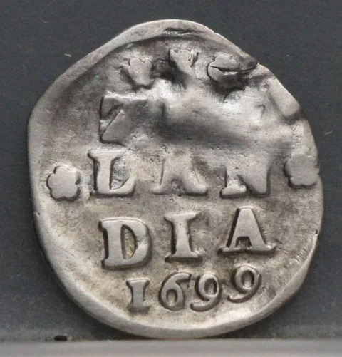 2 Stuiver 1699 — Dubbele Wapenstuiver Zeeland