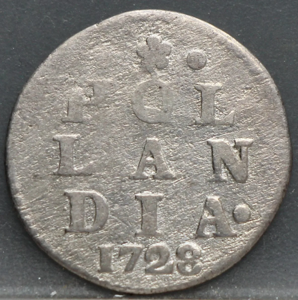 2 Stuiver 1728 Holland — Dubbele Wapenstuiver voorzijde