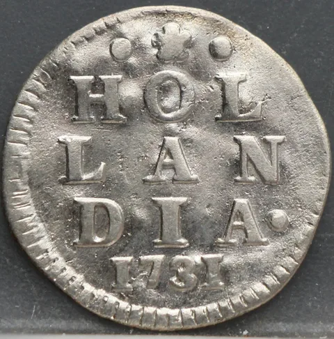 2 Stuiver 1731 — Dubbele Wapenstuiver Holland