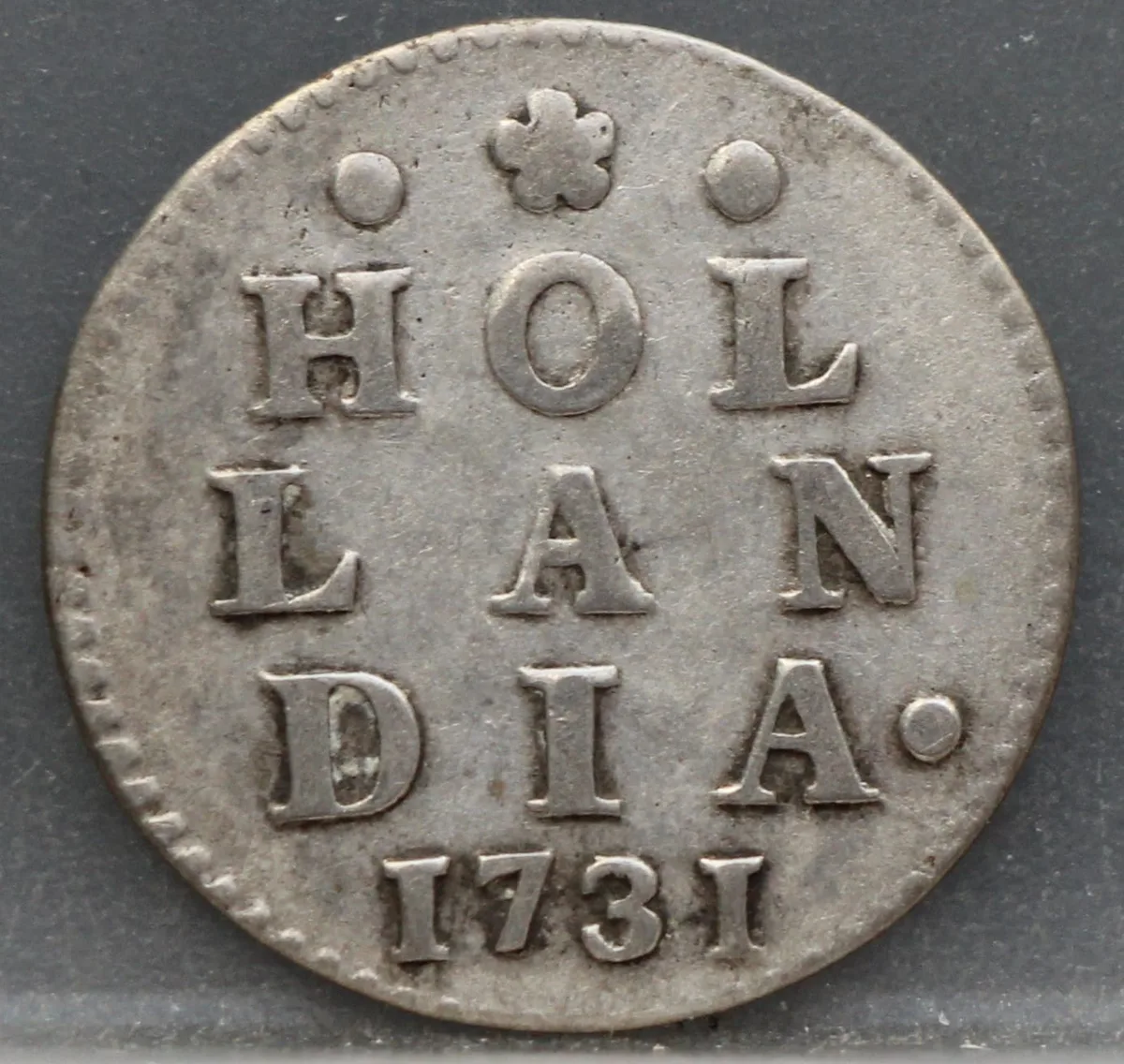 2 Stuiver 1731 Holland — Dubbele Wapenstuiver voorzijde