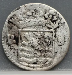2 Stuiver 1732 Zeeland — Zilver achterzijde, Zilver (Ag)