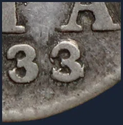 2 Stuiver 1733/1732 overslag Holland — Dubbele Wapenstuiver 1733/1732 - zeldzaam