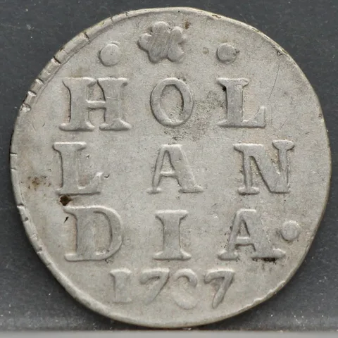 2 Stuiver 1737 Holland — Dubbele Wapenstuiver