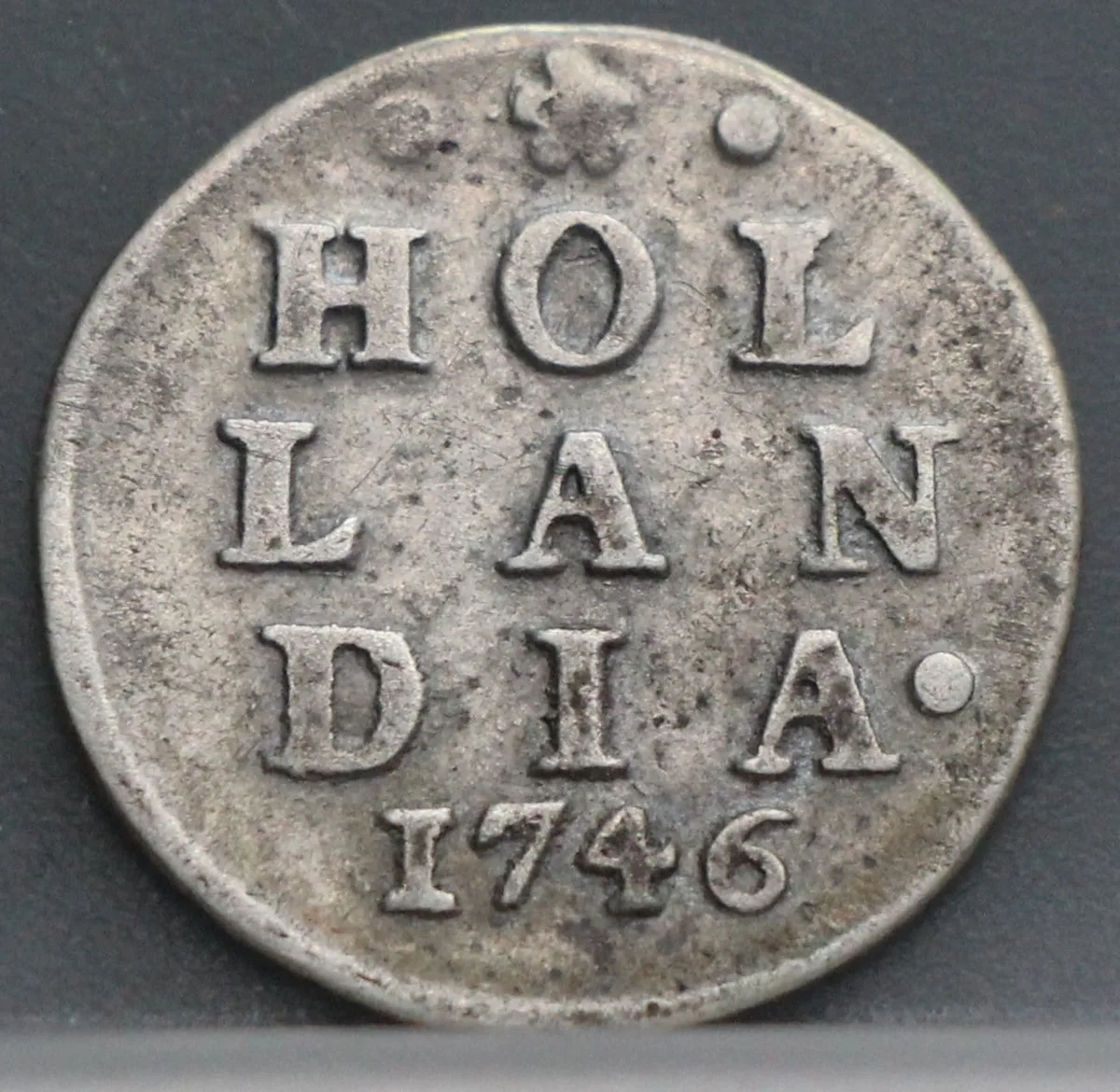 2 Stuiver 1746 Holland — Dubbele Wapenstuiver voorzijde