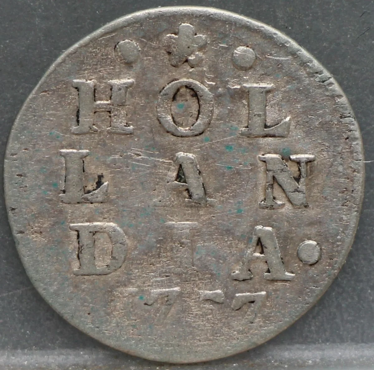2 Stuiver 1757 Holland — Dubbele Wapenstuiver voorzijde