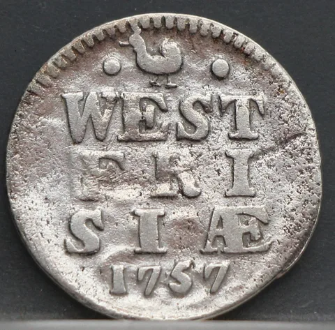 2 Stuiver 1757 — West-Friesland Zilver