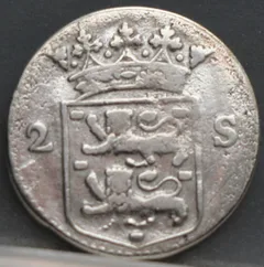 2 Stuiver 1757 — West-Friesland Zilver achterzijde