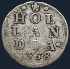 2 Stuiver 1758 Holland