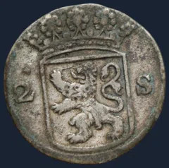 2 Stuiver 1758 Holland