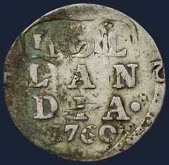2 Stuiver 1760 Holland - misslag