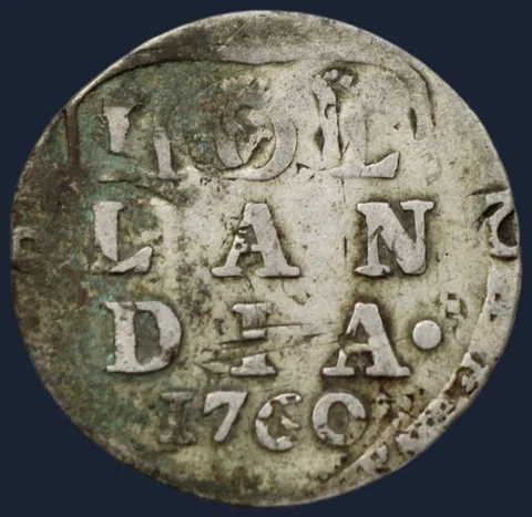 2 Stuiver 1760 Holland - misslag