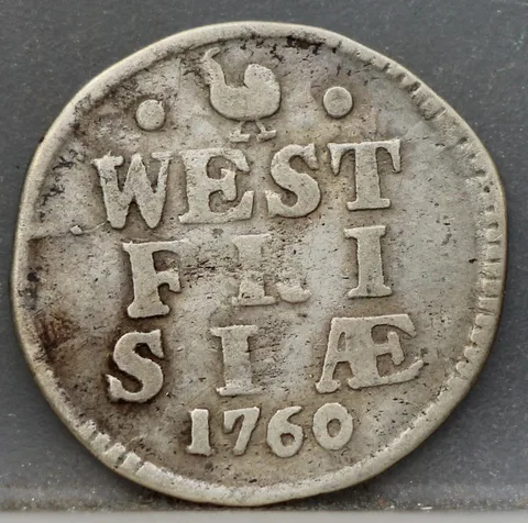 2 Stuiver 1760 — West-Friesland Zilver