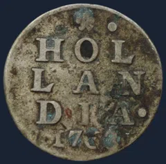 2 Stuiver 1763 Holland — Dubbele Wapenstuiver 1763 Holland
