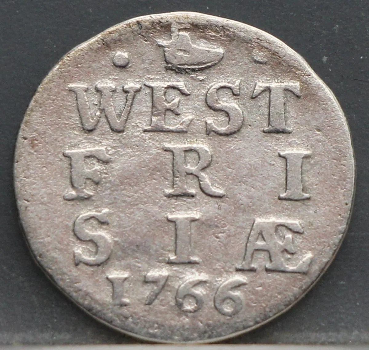 2 Stuiver 1766 — Dubbele Wapenstuiver West-Friesland voorzijde, Zilver