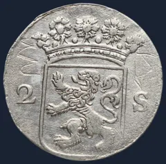 2 Stuiver 1766 Holland