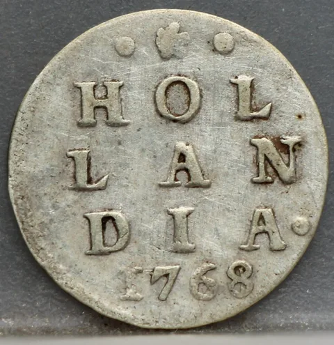 2 Stuiver 1768 over 1761 Holland – Overslag