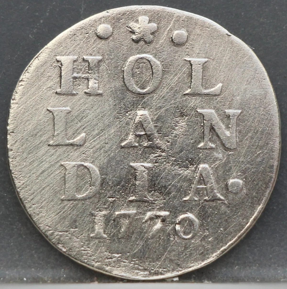 2 Stuiver 1770 Holland — Dubbele Wapenstuiver voorzijde