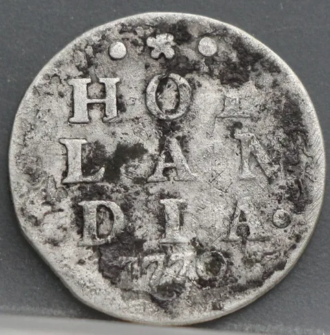 2 Stuiver 1770 Holland — Dubbele Wapenstuiver