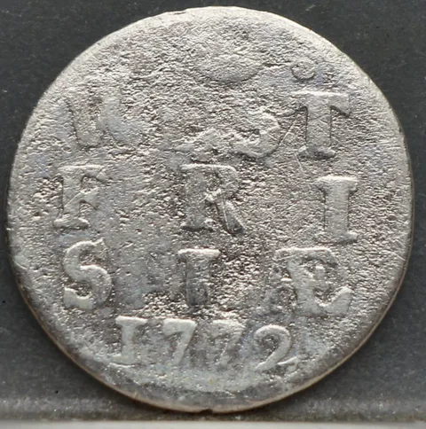 2 Stuiver 1772 West-Friesland — Dubbele Wapenstuiver