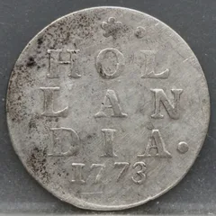 2 Stuiver 1773 Holland — Dubbele Wapenstuiver voorzijde, 2 stuiver (dubbele wapenstuiver)