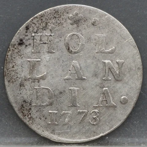 2 Stuiver 1773 Holland — Dubbele Wapenstuiver