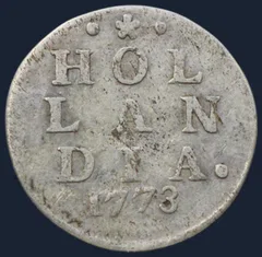 2 Stuiver 1773 Holland — Dubbele Wapenstuiver 1773 Holland