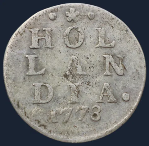 2 Stuiver 1773 Holland — Dubbele Wapenstuiver 1773 Holland