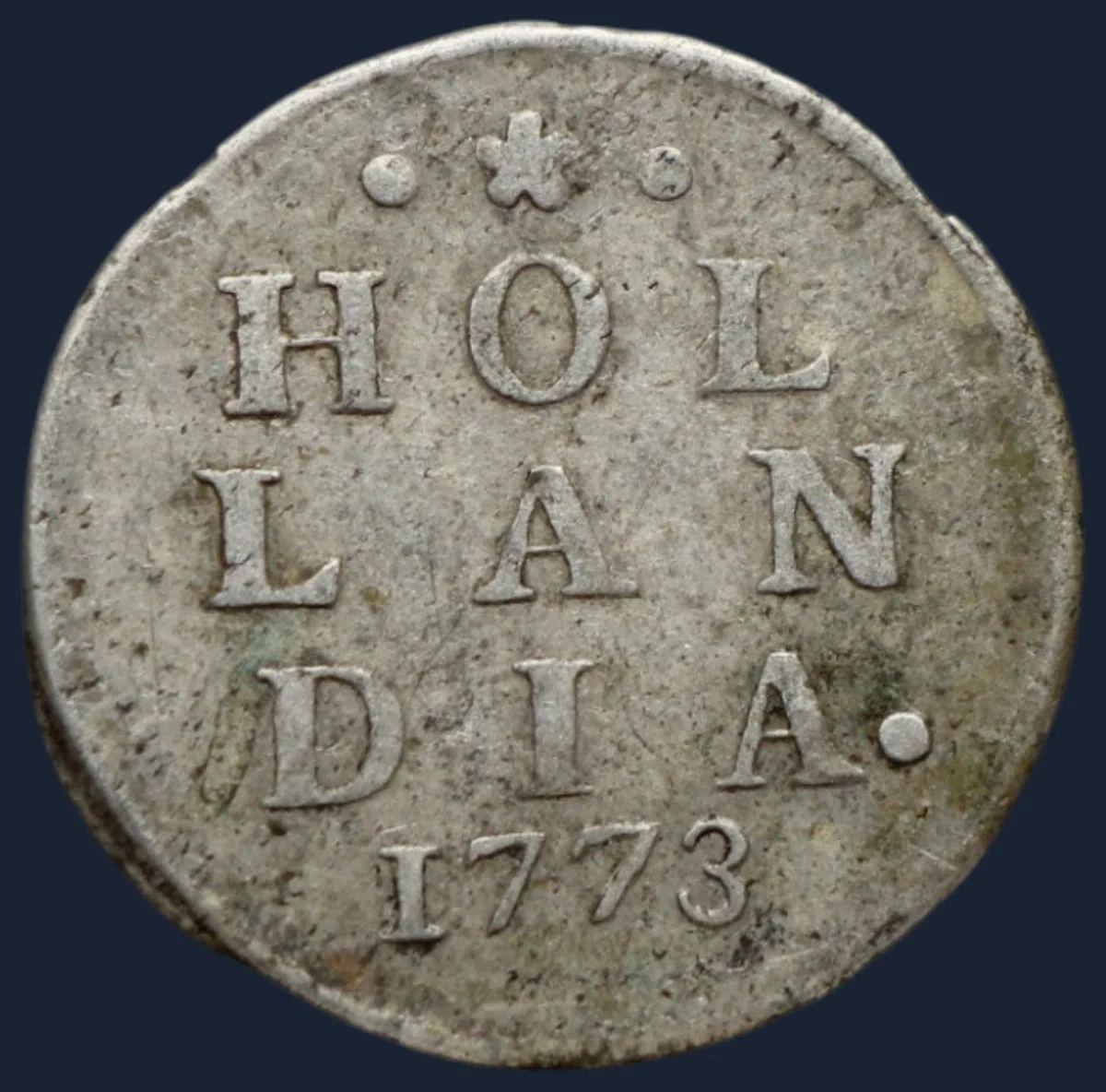 2 Stuiver 1773 Holland — Dubbele Wapenstuiver