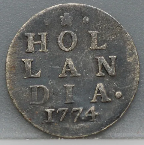 2 Stuiver 1774 Holland — Dubbele Wapenstuiver
