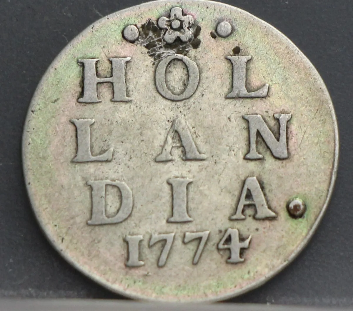 2 Stuiver 1774 Holland — Dubbele Wapenstuiver voorzijde