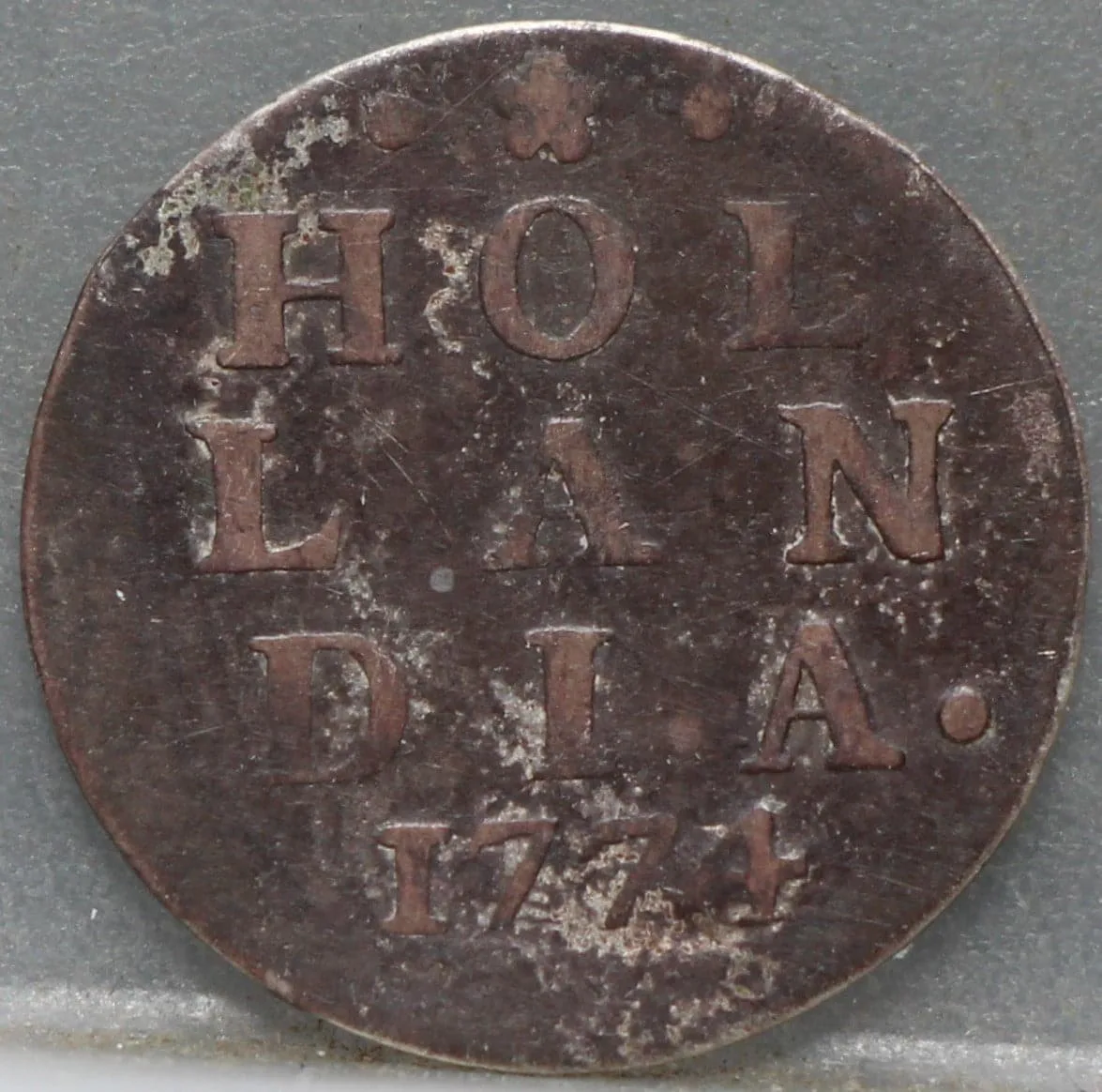 2 Stuiver 1774 Holland — Dubbele Wapenstuiver Zilver voorzijde