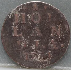 2 Stuiver 1774 Holland — Dubbele Wapenstuiver Zilver voorzijde