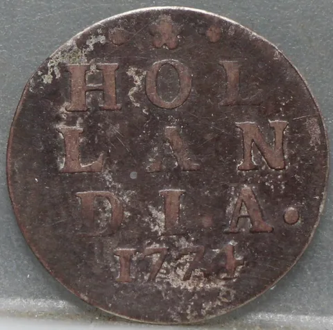 2 Stuiver 1774 Holland — Dubbele Wapenstuiver Zilver