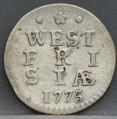 2 Stuiver 1775 West-Friesland voorzijde