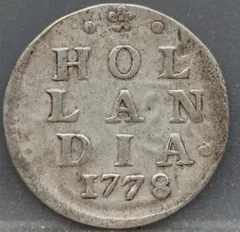 2 Stuiver 1778 Holland — Dubbele Wapenstuiver voorzijde