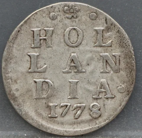 2 Stuiver 1778 Holland — Dubbele Wapenstuiver