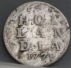 2 Stuiver 1778 Holland — Dubbele Wapenstuiver voorzijde