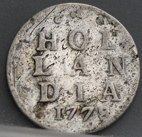 2 Stuiver 1778 Holland — Dubbele Wapenstuiver
