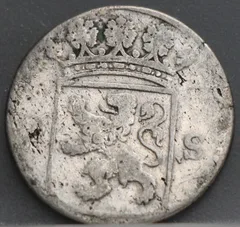 2 Stuiver 1778 Holland — Dubbele Wapenstuiver achterzijde