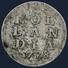 2 Stuiver 1778 Holland — Dubbele Wapenstuiver 1778
