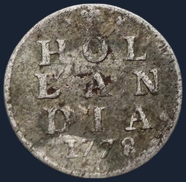 2 Stuiver 1778 Holland — Dubbele Wapenstuiver 1778