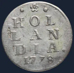 2 Stuiver 1778 Holland - Dubbele wapenstuiver 1778