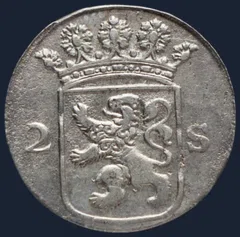 2 Stuiver 1778 Holland - Dubbele wapenstuiver 1778