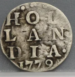 2 Stuiver 1779 Holland — Dubbele Wapenstuiver voorzijde