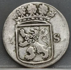 2 Stuiver 1779 Holland – Dubbele Wapenstuiver achterzijde
