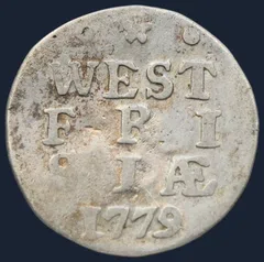 2 Stuiver 1779 West-Friesland