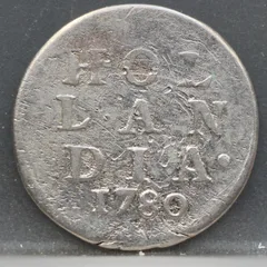 2 Stuiver 1780 Holland — Dubbele Wapenstuiver voorzijde