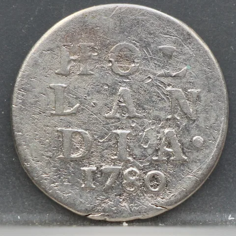 2 Stuiver 1780 Holland — Dubbele Wapenstuiver