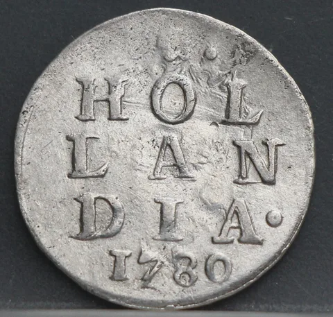 2 Stuiver 1780 Holland — Dubbele Wapenstuiver