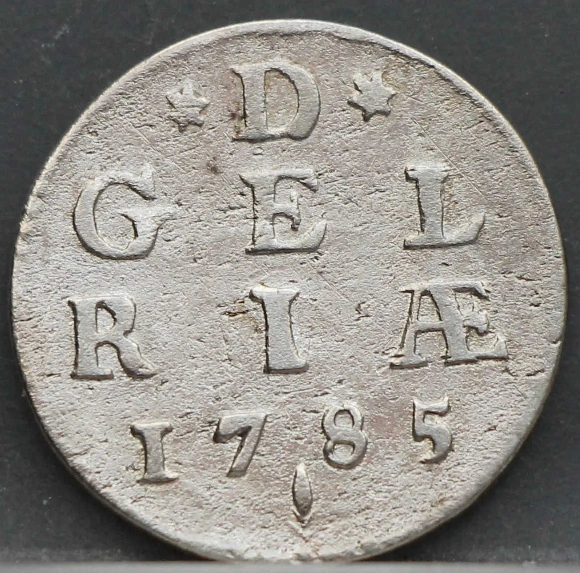 2 Stuiver 1785 — Dubbele Wapenstuiver Gelderland voorzijde